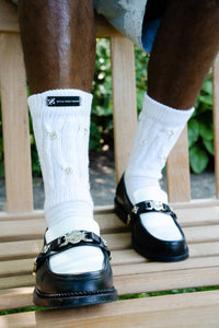 Flower Claw Slouch Socks