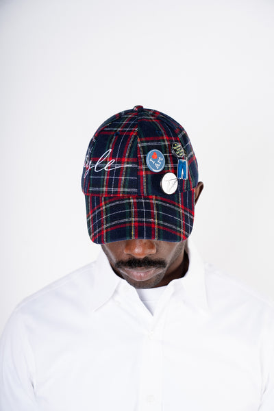 aStyle Plaid Pin Cap
