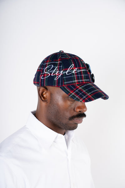 aStyle Plaid Pin Cap