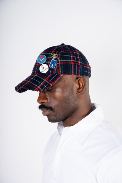 aStyle Plaid Pin Cap