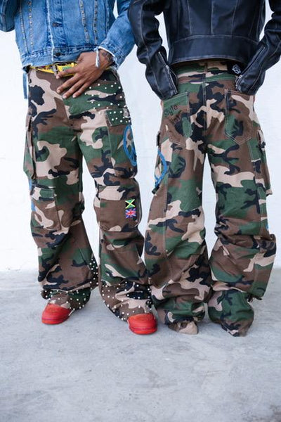 hStyle Not War Camo Cargo Pants