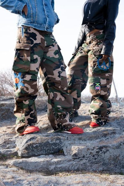 hStyle Not War Camo Cargo Pants